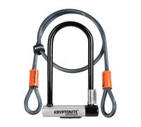 Kryptonite Antivol en U Kryptolok Standard W/Flex Câble flexible Sécurité 6/10 8,3x15,3 cm