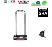 Antivol U VECTOR Super Max S3 - SRA - 85x270 mm intérieur