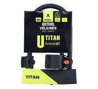 Antivol U vélo avec support niveau sécurité 5-10 Auvray Titan Noir