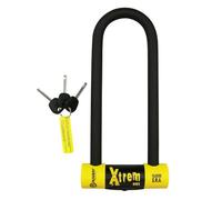 Auvray Antivol vélo U X-Trem Bike SRA 80 x 250 mm diamètre 16 mm Noir/Jaune
