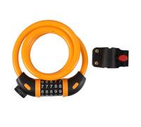 Antivol Vélo à Câble à Code 5 Chiffres Câble Acier | Montage Cadre, Opération sans Clé, pour Scooters Électriques et Tondeuses, Extérieur et Rangement