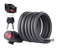 Antivol Velo Antivol à câble en spirale antivol, cadenas de vélo avec clé, cadenas de vélo 180 Cm, accessoires de vélo Cadenas Velo