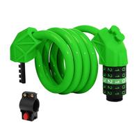 Antivol Velo, Antivols de Vélo pour Enfants, Cadenas Velo Antivol 120cm x 12mm Antivol Trotinette Electrique, Câble Antivol pour E-Bike Scooter Motos Portail Vélo électrique et Poussette (Le vert)