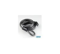 Antivol vélo câble à boucles - AXA - Modèle 466881 - 180 cm - D12 mm - Sécurisé