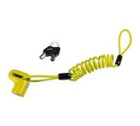 Antivol Vélo Câble - Burg Wachter - 520 50 Yellow Sb - Câble Acier Gainé 14 Mm, 100 Cm G