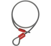 Zéfal K-Traz Câble, Câble Antivol Vélo 120 cm ou 220 cm - Complément Antivol - 2 boucles - Pour Sécuriser Roues, Selle, Accessoires ou plusieurs vélos, Noir