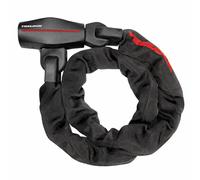 Antivol velo chaine a cle trelock bc680 diam 9.5 mm l1.10m noir - securite nivea