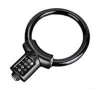 Antivol Vélo Code 4 Chiffres Câble Acier 12mm | Code 4 chiffres, verrouillage , opération pour rapide, sécurité , usage quotidien(Black)