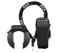 ANTIVOL VELO FER A CHEVAL AXA ATLAS LARGE NOIR AVEC CHAINE PLUG DIAM 5.5 mm