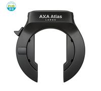 Antivol velo fer a cheval axa atlas large noir (ouverture 72.5mm/option cable an