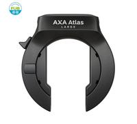 Antivol velo fer a cheval axa atlas large noir (ouverture 72.5mm/option cable antivol