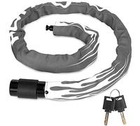 Antivol Velo, Niveau de Sécurité élevé 100CM Cadenas de Bicyclette avec clé, Antivol Moto Cadenas Velo Antivol Chaînes antivol pour Velo Electrique, Porte, Trotinette Electrique etc.