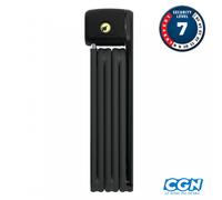 ANTIVOL VELO PLIABLE A CLE L 85CM ABUS BORDO LITE 6055K/85 NOIR + SUPPORT