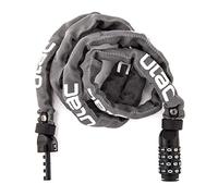 Antivol Vélo Sécurité Scooter Moto Trottinette Combinaison Réinitialisable Chaîne 4mm Acier Nylon 120cm Anti-Vol Résistant Coupures Pressions Léger Transportable Urbain Moderne