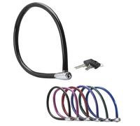 Antivol vélo serrure à clé 55 cm couleurs assorties MASTER LOCK