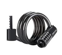 Antivol Velo Serrure de câble vélo combinée 90-150cm, antivol Portable, 5 codes, accessoires route et vtt(120cm)