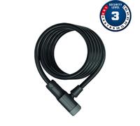 ANTIVOL VELO SPIRAL A CLE D10 X 1.80M ABUS PRIMO 5510K NOIR SANS SUPPORT