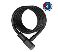 ANTIVOL VELO SPIRAL A CLE D12 X 1.80M ABUS BOOSTER 6512K NOIR SANS SUPPORT