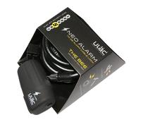 ANTIVOL VELO SPIRAL A CLE P2R DIAM 12mm L 1,20M NOIR AVEC SUPPORT ET ALARME