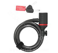 ANTIVOL VELO SPIRAL A CLE ZEFAL K-TRAZ C6 Ø12mm L 1.80m (LIVRE AVEC 2 CLES)