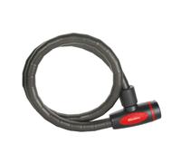 ANTIVOL VELO - TROTTINETTE CABLE ARTICULE A CLE MASTERLOCK DIAM 18mm L 1m NOIR