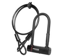 Antivol velo u 83 x 178mm trelock u5 mini flex avec cable a boucles d10 x 1.20m