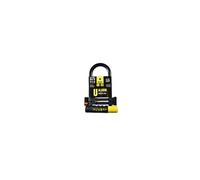 Antivol velo u 90 x 210mm auvray noir alarme 120 db avec support