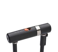 Antivol velo u axa newton pro a cle 115 x 190 mm d 17 mm avec cable d10 en 1m -