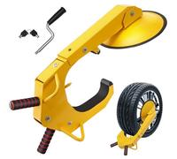 Antivol Voiture - VEVOR - Bloque-Roue Sabots de Roue Antivol Universel 16-38 cm Ventouse 30 cm