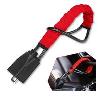 Antivol Voiture Volant Pour Opel Moka Annee 2012-2024+,antivol de volant de voiture|Boucle de ceinture de sécurité antivol à longueur réglable,C-Red