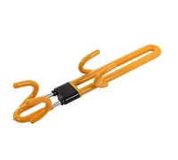 Antivol Volant À Crochets Jumelés, Verrouillage Universel Pour Voitures, Camions, Fourgonnettes - Matériau Fer Robuste, Design Renforcé, Sécurité Maximale