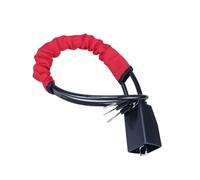 Antivol Volant Câble rétractable robuste, verrouillage du volant, antivol, résistant aux coupures, attache de ceinture sécurité pour voiture SUV(Red)