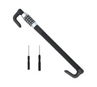 Antivol Volant Serrure antivol de roue voiture, Code combiné réglable, serrure, verrouillage à pédale, mot passe sans clé