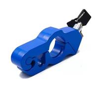 Antivols auto Antivol de direction moto - guidon en alliage d'aluminium trempé pour scooters et vélos électriques 2 clés Antivol Volant(CS1PC-Blue)