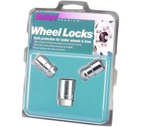 Antivols de roue de remorque si ge conique chrom MCGARD 74042 (filetage 1/2"" - 20) - Lot de 2