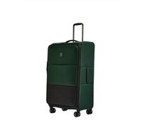 Antler Grande Valise à Rayures Douces 78,7 cm - Résistante, légère et Extensible - 4 Roues rotatives - Poignée réglable - Serrure TSA - Bois - Vert