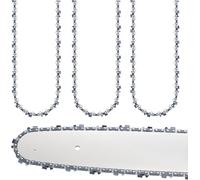 ANTOBLE Lot de 3 chaînes de rechange pour tronçonneuse Husqvarna, Sterwins et plus encore, 40,6 cm, 56 maillons d'entraînement, pas LP de 0,9 cm, calibre de 1,1 mm