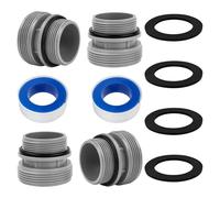 ANTOBLE Tuyau de piscine - Adaptateur de tuyau de piscine - 38 mm - Kit de conversion 40 mm vers DN40 (1 1/2") - Pour tuyau de piscine Intex, Coleman & Hayward 4560
