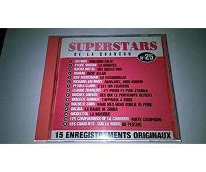 ANTOINE9-SYLVIE VARTAN-SACHA DISTEL-ADAMO-GUY MARCHAND-RICHARD ANTONY-PETULA CLARK-CLAUDE FRANCOIS-HUGUES AUFRAY-BRIGITTE BARDOT-MICHELE TORR-DALIDA-NICOLETTA-LES COMPAGNONS DE LA CHANSON-LES CHARLOTS ETC - SUPERSTARS DE LA CHANSON - VOL 25