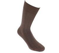 Antolini. Chaussette. ROMA, Coton. Marron Chocolat. 42/43 FABRIQUE EN ITALIE. - HOMME. (1 paire)