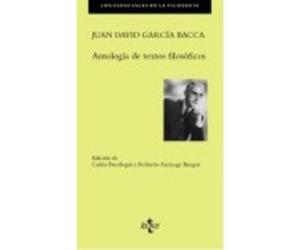 Antología De Textos Filosóficos - García Bacca, Juan David García Bacca, Juan David (Auteur)