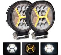 antom 2PC Phares de Travail LED 132W 12V pour 4x4 et Tracteur | Éclairage auxiliaire pour tracteur, camion, bateau et voiture , tracteur, engin agricole et engin de chantier