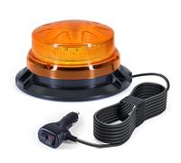 AnTom Gyrophare LED Orange 12/24V Magnétique avec Câble de 3 m