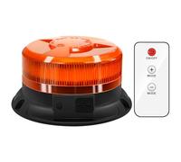 antom Lampe Ronde Batterie avec Télécommande 9 Cartouches de Flash 12V 24V Jaune Avertissement Lumière LED Aimant avec Câble de 3 Mètres et Câble USB pour Voiture Camion Tracteur Voiture Golf Car SUV