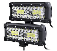 antom Phares de Travail LED 2PC 360W 7 Pouces 12/24V Tracteur