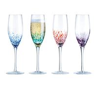 Anton Studio Designs ASD10119 Flûte à mouchoir en verre, Multicolore