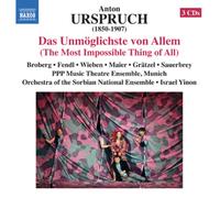 Anton Urspruch Anton Urspruch: Das Unmöglichste Von Allem (CD) Album
