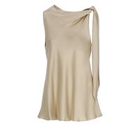 Antonelli Firenze, Femme, Tops, Jaune, Taille: 36 FR Cloe Tie-Detail Blouse