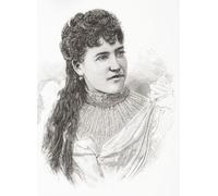 Antonia Ochoa de Miranda 1868-1936. Chanteur d'opéra soprano mexicain de La Ilustracion Artistica publié en 1887. Poster imprimé par Ken Welsh (30,5 x 40,6 cm)