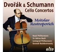 Dvorák, Schumann : Concertos pour Violoncelle. Rostropovitch, Boult, Rozhdestvensky